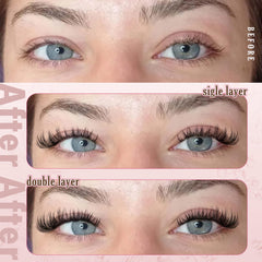 Goddvenus long-lasting lash clusters maintain curl for up to seven days.