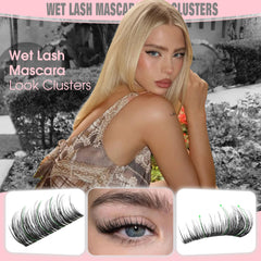 Goddvenus Wispy lash clusters 14mm for a soft, airy flutter