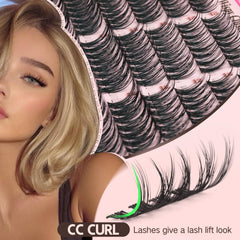 Goddvenus Wispy Lash Clusters DIY-application enable easy at-home lash styling.