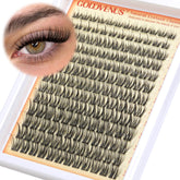 Goddvenus wispy lash clusters pack for voluminous, lightweight lashes.