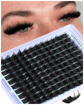 Goddvenus wispy lash clusters with spikes for natural, salon-like flutter.