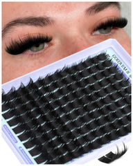 Goddvenus wispy lash clusters with spikes for natural, salon-like flutter.