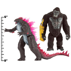 Godzilla vs Kong Real Feel Godzilla fur texture enhances realism during battles