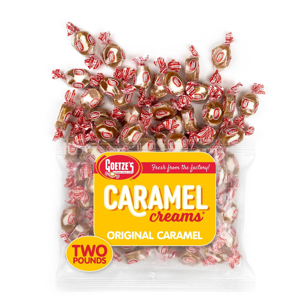 Goetze's vanilla caramel cream bag, perfect for party sharing and gifting.