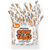 Goetze's Vanilla Cow Tales Minis 1lb bag front view, ideal for sharing.