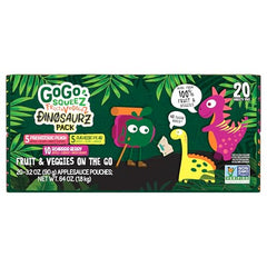 GoGo squeeZ No Sugar Added label highlights clean ingredients.