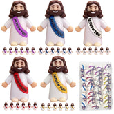 Goherii Little Jesus Figures in serene blue, ideal Easter party favors and classroom giveaways.