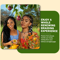 Goiple Loc Moisturizing Spray on braids provides long-lasting hydration.