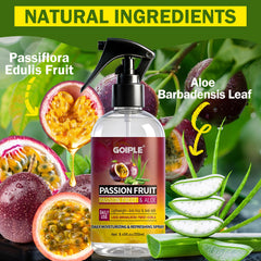 Goiple Loc Moisturizing Spray mist applied to dreadlocks to calm frizz.