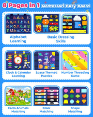 Gojmzo Busy Board button activity supports practical life skills and focus