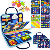 Gojmzo Busy Board zipper activity enhances fine motor skills during play