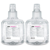 GoJO antibacterial foam handwash plum refill 1200ml with moisturizing formula for gentle cleansing.