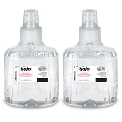 GOJO Clear & Mild foam handwash bottle, fragrance-free and dye-free for sensitive users.
