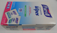 GOJO PURELL 200-count total wipes in two packs for bulk convenience.
