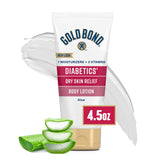 Gold Bond Diabetic Lotion pump bottle for long-lasting moisture