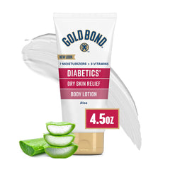 Gold Bond Diabetic Lotion pump bottle for long-lasting moisture
