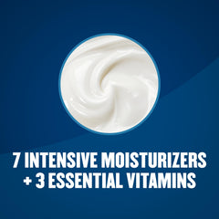 Gold Bond Healing Lotion being rubbed on hands suggests fast-absorbing moisture.