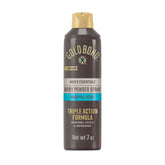 Gold Bond Men's Essentials Recharge spray bottle delivering a cooling, dry feel after workouts.