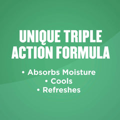 After-shower use with Refresh 360 for cool, dry skin.