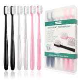 GOLD DAWN extra-soft toothbrush six-pack box for families and travel