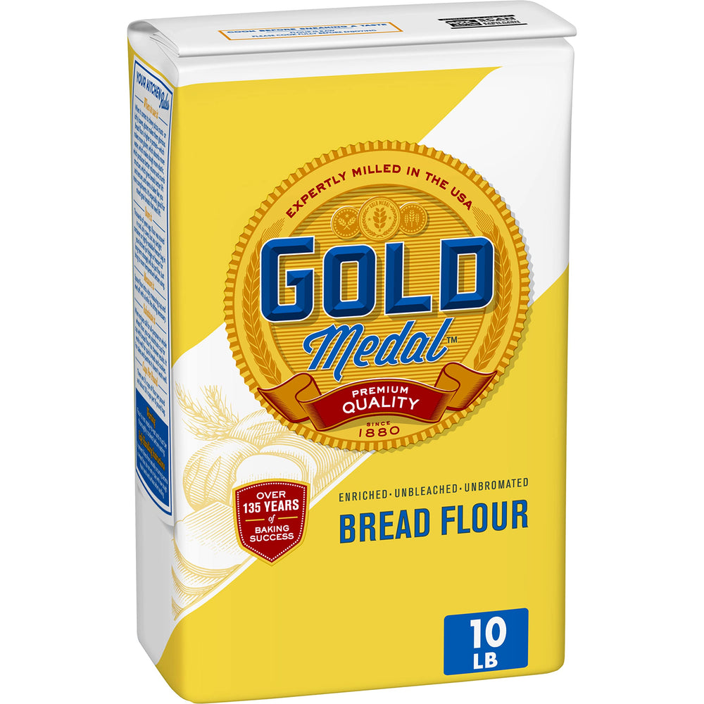 Gold Medal Bread Flour 10 lb bag for consistent loaves and crusts
