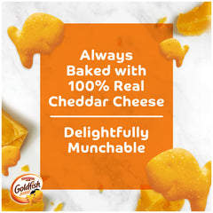 Goldfish cheddar crackers serving bowl perfect movie night snack with friends