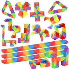 GOLDGE mini cube puzzle closeup with smooth edges for safe handling.