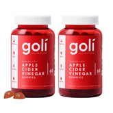 Goli front packaging showing brand and vegan ACV gummies for convenient wellness