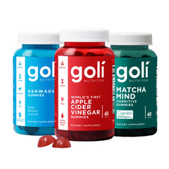 Goli Ashwagandha KSM-66 bottle for daily adaptogenic balance.