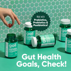 Goli packaging hero image showing 3-in-1 gummies bundle for easy use.