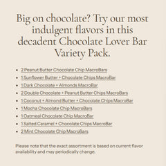 GoMacro Coconut Almond Butter Chocolate Chips bar sliced, clean, plant-powered energy for quick snacks