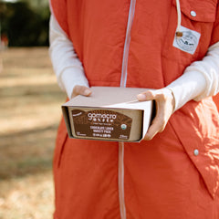 GoMacro Sunflower Butter Chocolate bar package, dairy-free option to curb cravings