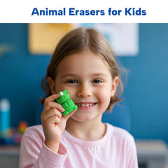 GOMIMEOR puzzle erasers engaged for hands-on play and motor skill practice.