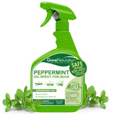 GoneNaturally Peppermint Oil Spray bottle delivers fast, plant-based bug control.