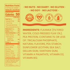 Good Karma Flaxmilk +Protein shelf-stable carton for pantry-friendly, quick dairy-free drinks