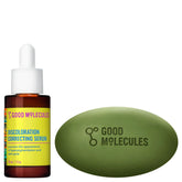 Good Molecules Brightening Bar closeup for gentle cleansing and radiant skin prep