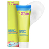Good Molecules Discoloration Correcting Body Treatment packaging highlights vegan, fragrance-free formula.