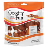 GOOD 'N' FUN Triple Flavor Kabobs beef wrap—long-lasting chew for dogs.
