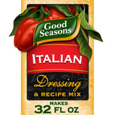 Good Seasons Italian Dressing box with four seasoning packets for easy homemade salads
