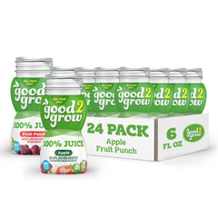 good2grow Apple Juice bottle 6oz ready for school lunches with no added sugar