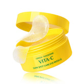 GOODAL Green Tangerine Eye Patches Alpha pack open, refreshed under-eye care