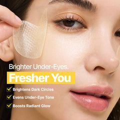 GOODAL Green Tangerine Eye Patches Alpha placed on under-eye area for smoother look