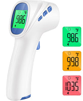 GoodBaby forehead thermometer display clearly shows fast temperature readings for all ages.