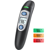 GoodBaby infrared thermometer forehead mode reads quickly for all ages.