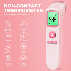 GoodBaby no-touch thermometer shows a fast 1-second result for busy mornings.