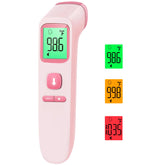 GoodBaby no-touch thermometer displaying forehead reading for quick checks.