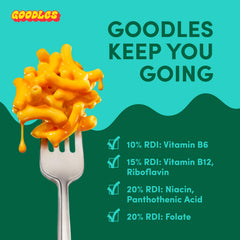 Goodles Shella Good macaroni bowl featuring real cheese.