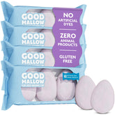 GoodMallow Easter eggs pink, front view showing soft texture for festive, plant-based Easter snacking
