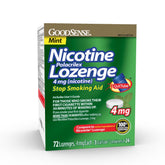 GoodSense Nicotine Polacrilex Lozenge Mint pack front for discreet craving relief