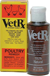 Goodwinol Vet RX Poultry Remedy bottle for at-home respiratory support.